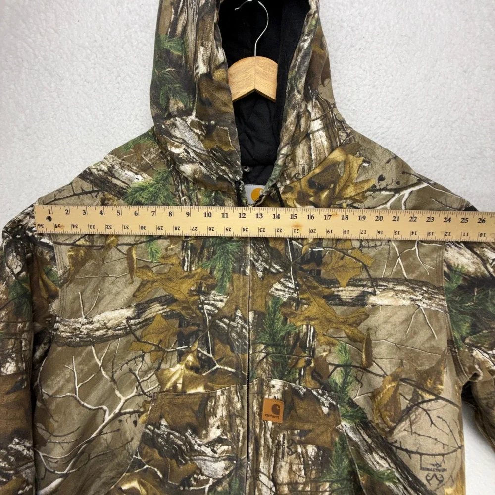 Carhartt Active Hunting Jacket Quilt Lined Mens 2XL J221 977 RealTree Xtra Camo